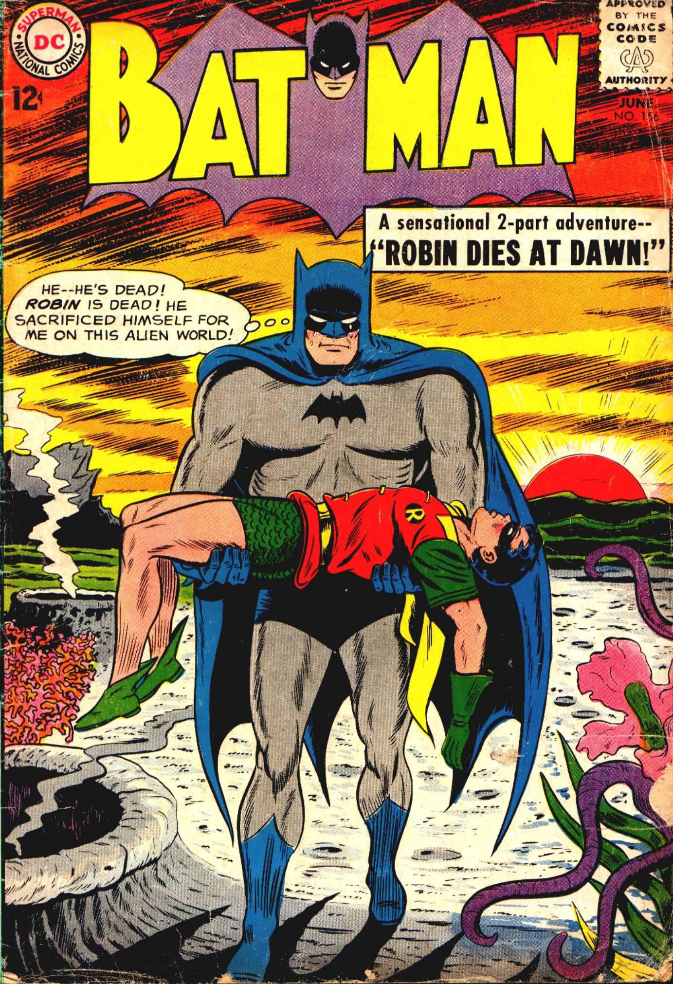 Iconic Silver Age Comic Cover